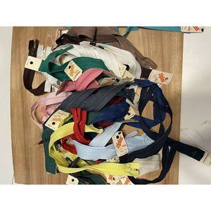 76 Vintage Ziplon By YKK jean zips 7" closed end usa / japan